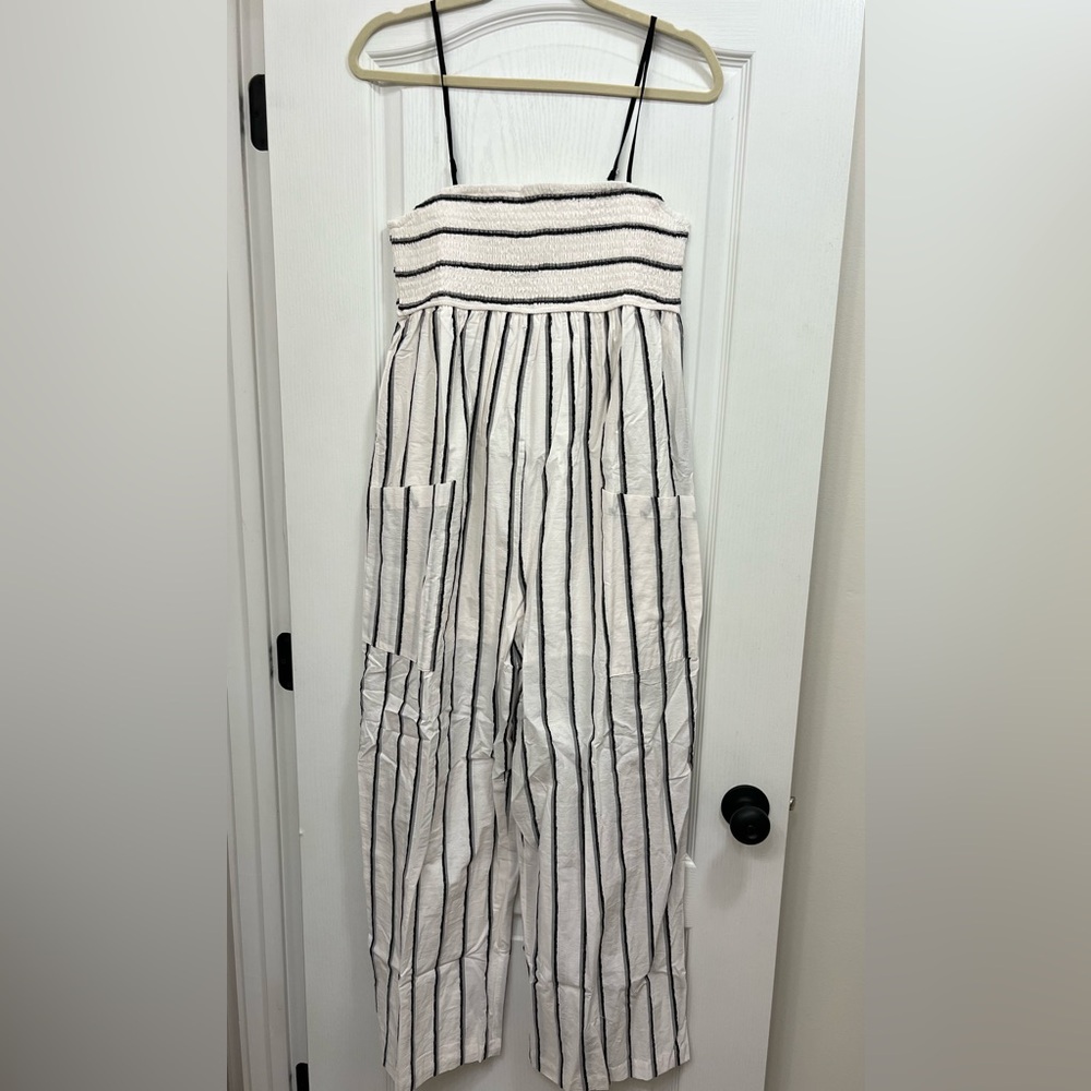 Black, white, gray jumpsuit